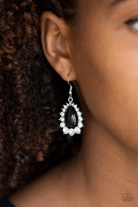 Regal Renewal - Black Earrings - Paparazzi Accessories