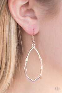 Flat Out Fabulous - Rose Gold Earrings - Paparazzi Accessories