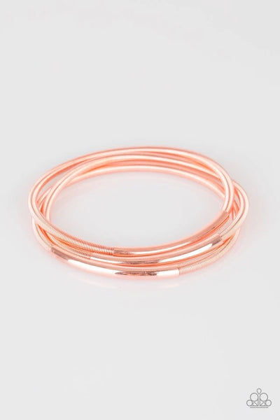 Its A Stretch - Copper Bracelet - Paparazzi Accessories