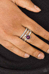 Summer Retreat - Purple Ring - Paparazzi Accessories