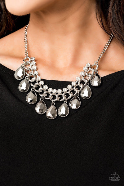 Paparazzi All Together-Heir Now Necklace- Silver
