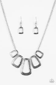 Nice FRAMEWORK! - Silver Necklace - Paparazzi Accessories