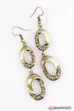 Have Money To Burn - Brass Earrings - Paparazzi Accessories