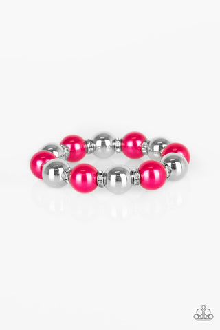 Sorry Not Sorry - Pink Bracelet - Paparazzi Accessories