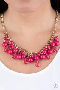 Tour de Trendsetter - Pink Necklace - Paparazzi Accessories