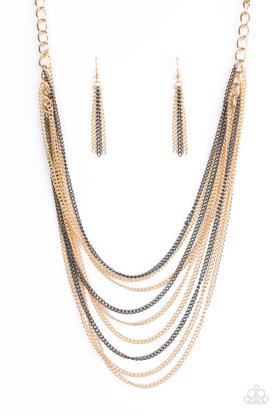 We Gonna Slay - Gold Necklace - Paparazzi Accessories