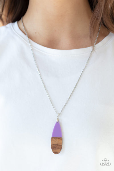 Going Overboard - Purple Necklace - Paparazzi Accessories
