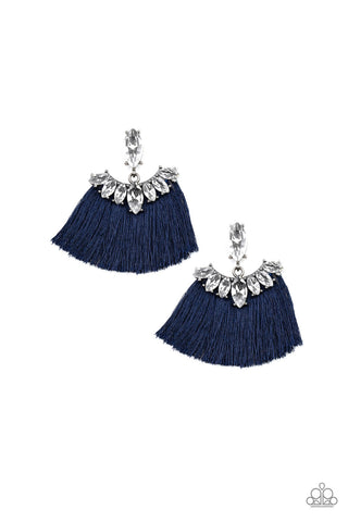 Formal Flair - Blue Earrings - Paparazzi Accessories