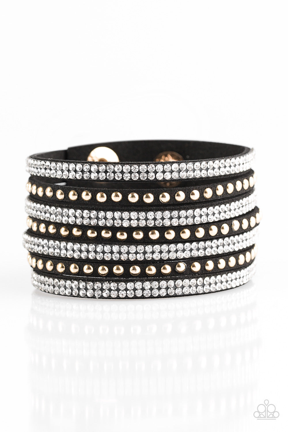 Victory Shine - Black Urban Bracelet - Paparazzi Accessories