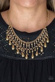 Paparazzi Don’t Forget To Boss Necklace-Gold 