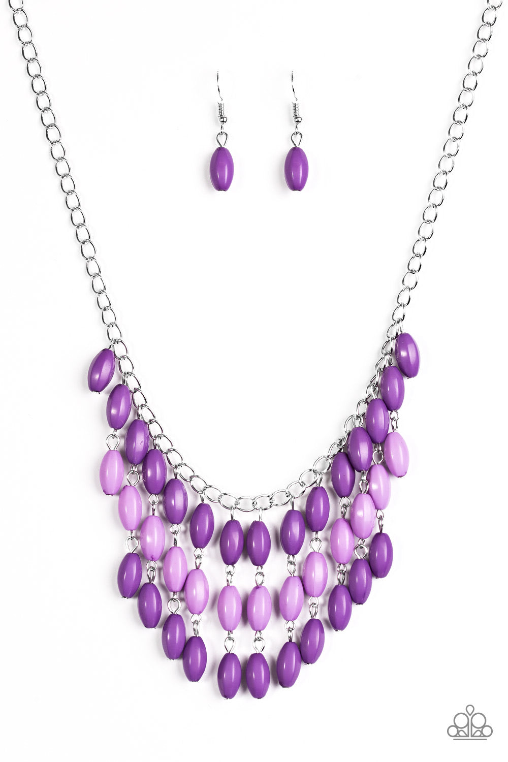 Delhi Diva -Purple Necklace - Paparazzi Accessories