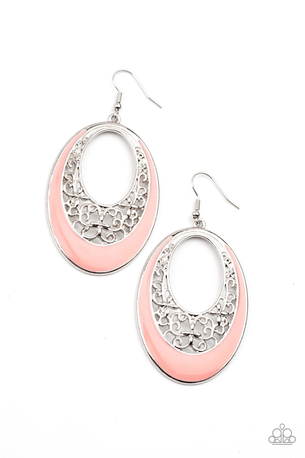 Orchard Bliss - Orange Earrings - Paparazzi Accessories