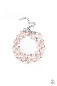Stage Name - Pink Pearl Bracelet - Paparazzi Accessories