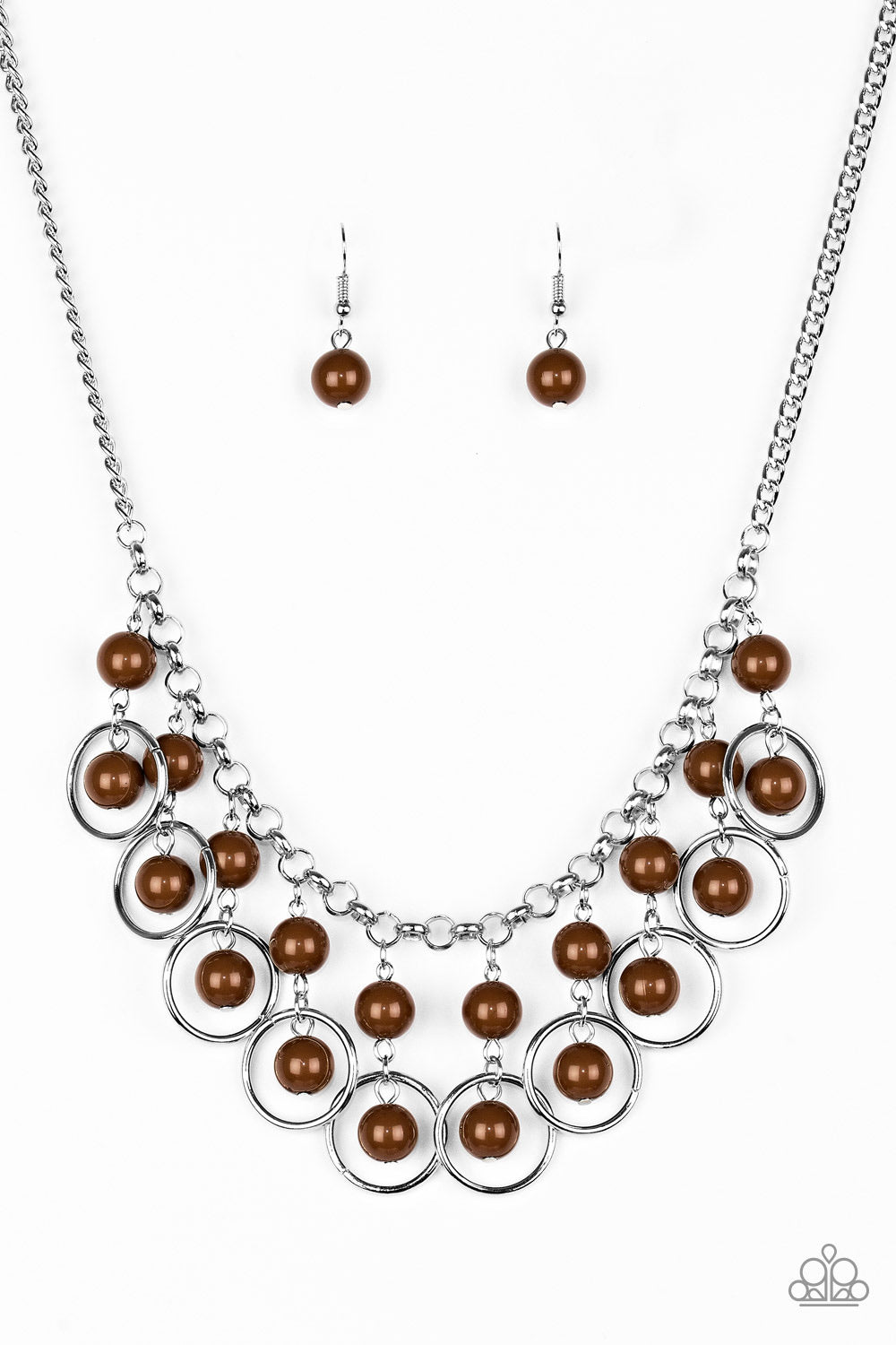 Really Rococo - Brown Necklace - Paparazzi Accessories