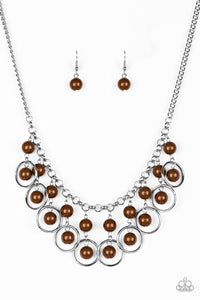 Really Rococo - Brown Necklace - Paparazzi Accessories