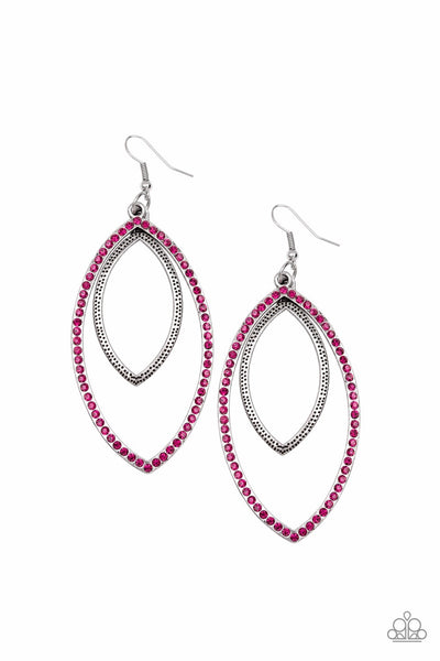 High Maintenance  - PInk Earrings - Paparazzi Accessories