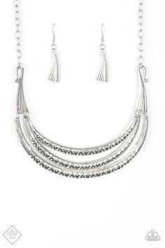 Primal Princess - Silver Necklace - Paparazzi Accessories