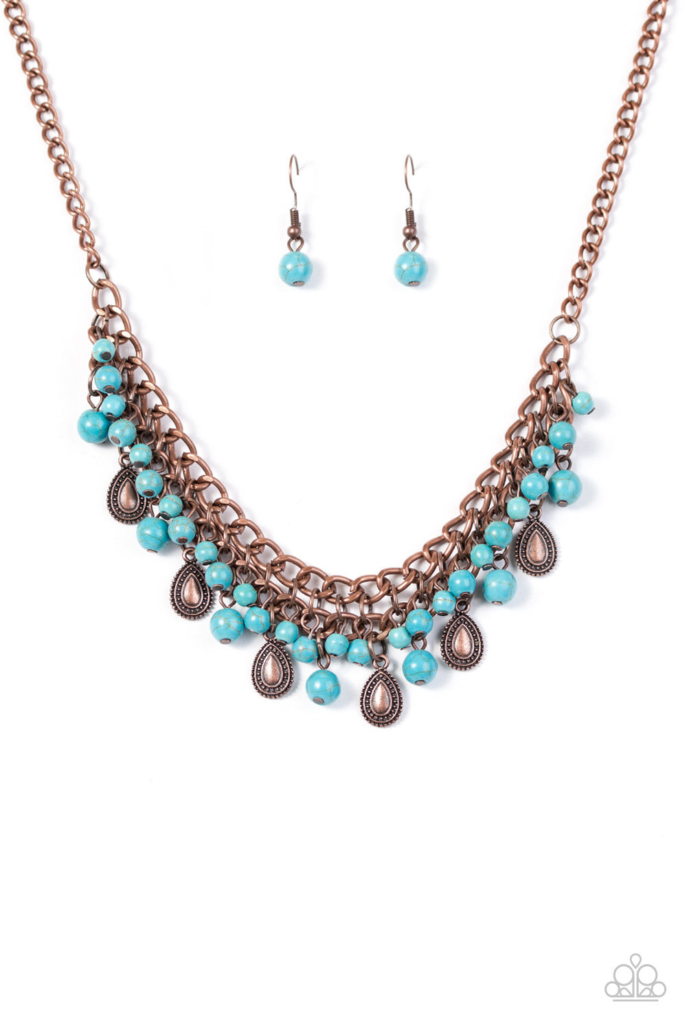 PRIMAL Donna - Copper Necklace - Paparazzi Accessories
