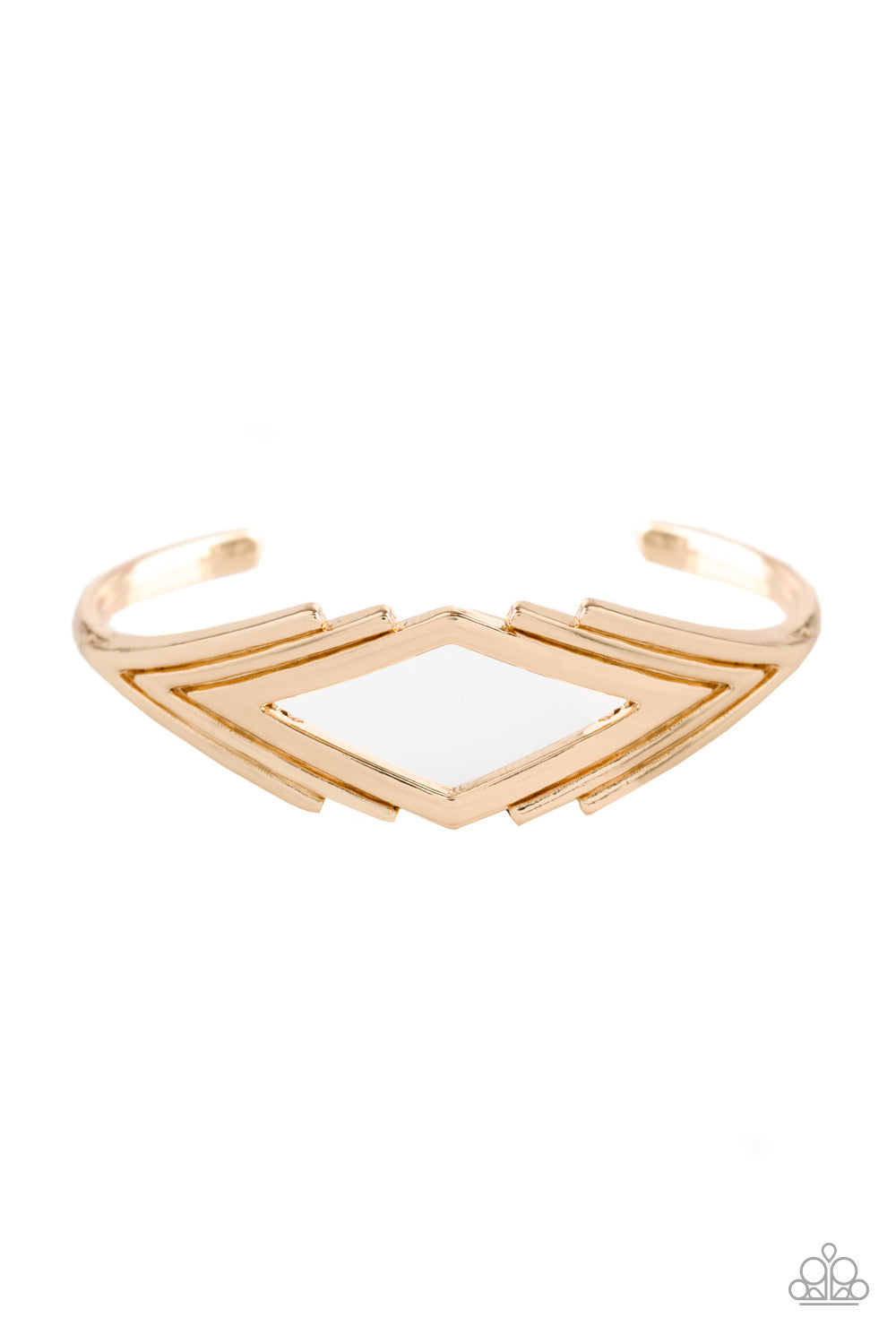 In Total De-NILE - Gold Cuff Bracelet- Paparazzi Accessories