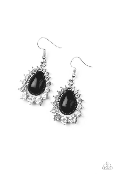 Regal Renewal - Black Earrings - Paparazzi Accessories