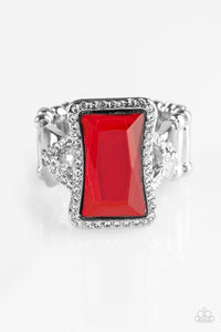 Paparazzi Glamour Icon Ring - Red