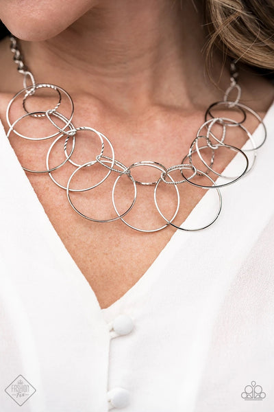 Circa de Couture - Silver Necklace - Paparazzi Accessories