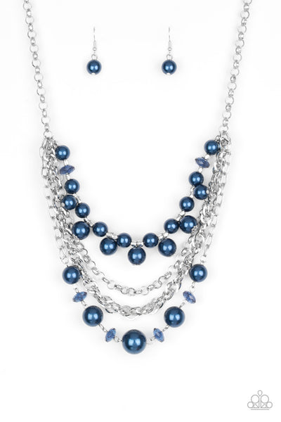 Rockin Rockette - Blue Necklace - Paparazzi Accessories