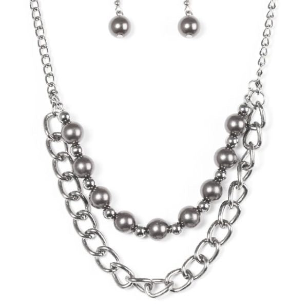 Glam and Grind - Black Necklace - Paparazzi Accessories