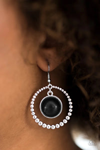 Give It My West - Black Earrings - Paparazzi Accessories