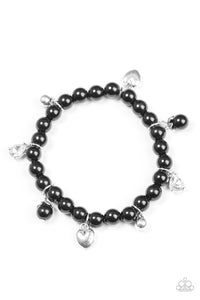 Paparazzi Big Time Crush Bracelet-Black