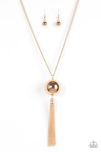 Big Baller - Gold Necklace - Paparazzi Accessories