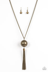 Big Baller - Brass Necklace - Paparazzi Accessories