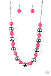 Top Pop - Pink Necklace - Paparazzi Accessories