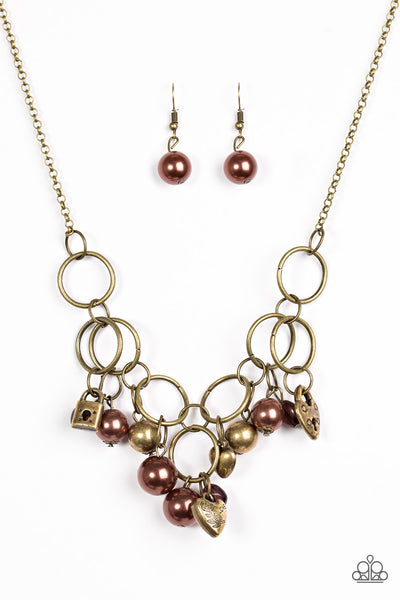 In A Bind - Brown Necklace - Paparazzi Accessories
