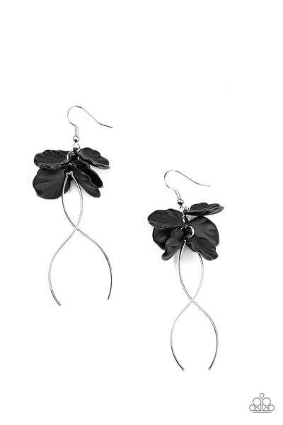Lets Keep It ETHEREAL- Black Earrings - Paparazzi Accessories
