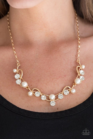 Tie The Knot - Pearl Necklace - Paparazzi Accessories