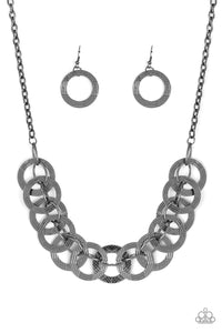The Main Contender - Black Necklace - Paparazzi Accessories